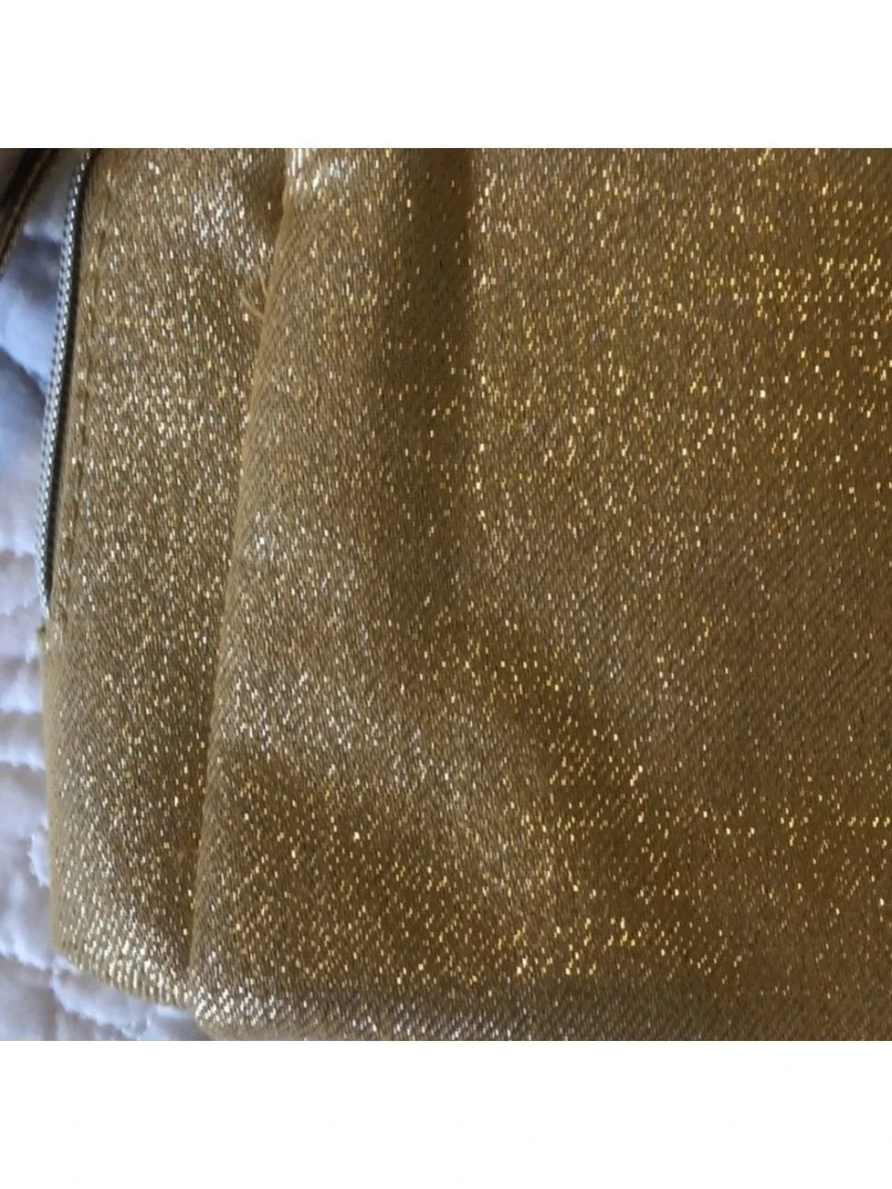 Lancôme Gold Cosmetic Bag